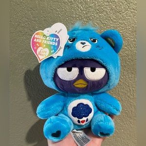 Sanrio Hello Kitty x Care Bears Badtz-Maru Dressed As Grumpy Bear 9"